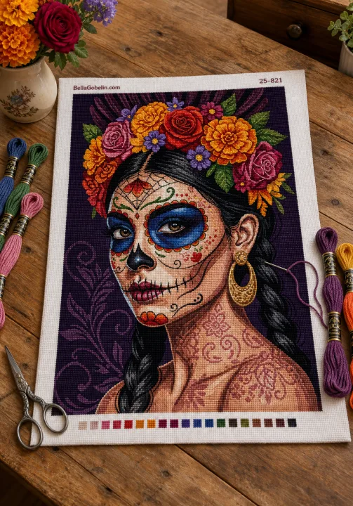 Mexikói halloween portré sorozat – 25-821