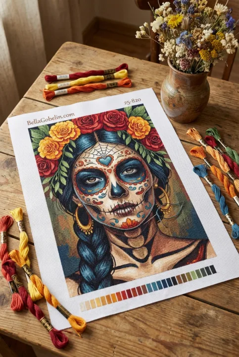 Mexikói halloween portré sorozat – 25-820