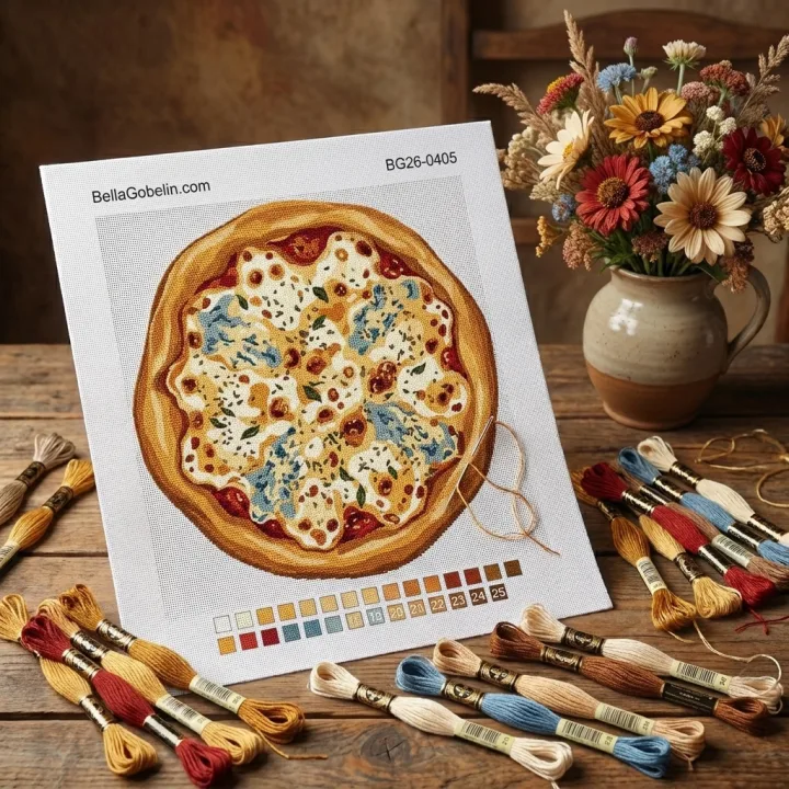 Négysajtos pizza