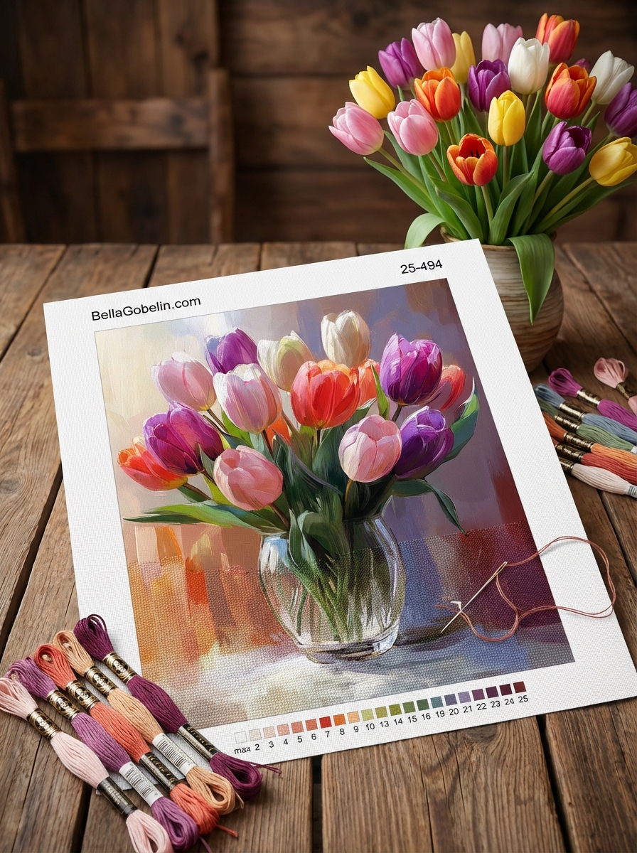 Tulipáncsokor