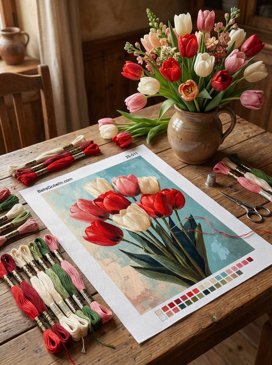 Tulipáncsokor