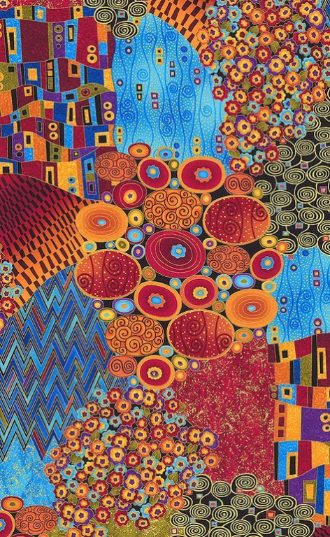 Klimt stílusú kép