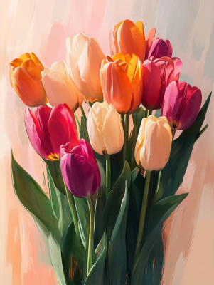 Tulipáncsokor