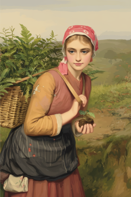 John Everett Millais - Tavasz (Almafavirág) replika