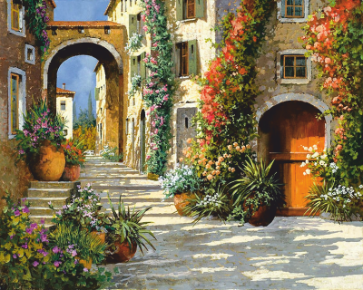 Mediterrán városka