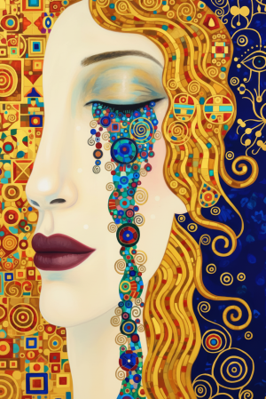 Klimt - Arany könnyek - Variáció 4