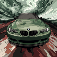 Autó portré: a zöld BMW