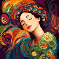 Klimt stílus: Álom sorozat